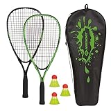 Schildkröt Speed-Badminton Set, 2 handliche Aluminium-Rackets, Länge...