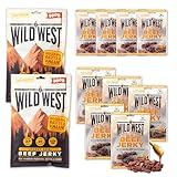 Wild West Beef Jerky 1kg Bundle - Honey BBQ Rindfleisch Snacks in...