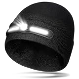 Aaizplz LED Beanie Beleuchtete Mütze mit Licht,Wiederaufladbare LED Winter...