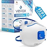 VEVOX® FFP1 Atemschutzmasken - Im 5er Set - mit Komfort Plus Abdichtung -...