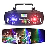 Discolicht Partylicht, 3D RGB Animation DMX Effektstrahler LED Licht DJ...