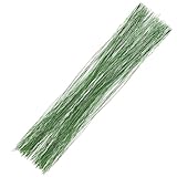 POPOYU 100 Stück Blumendraht,0.5mmx40M Basteldraht Gauge Draht Bindedraht...