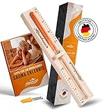 ALPENHAUCH Sauna Sanduhr 15 Minuten aus 100% Naturholz - Edle Saunauhr mit...