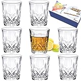 JAIEF 5cl Schnapsgläser, bleifreies Glas, klares Schnapsglas mit schwerem...