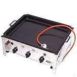 EDELSTAHL GASBRÄTER 10 kW 3 flammig GASGRILL BRÄTER GRILL BBQ Grillwagen...