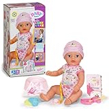 BABY Born Little Baby Girl, Babypuppe mit 7 Funktionen für Kleinkinder ab...