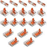 WAGO 221 Starter-Set | 20x Verbindungsklemmen | 5x 221-2411, 5x 221-412, 5x...