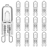 WeshLMPO Glühbirne G9 12 Stücke Halogen G9 40W Dimmbar Halogen...