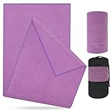 flintronic Mikrofaser Hot Yoga Handtuch, 183x63cm, für Yogamatte, Decke...