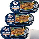 Appel Filetierte Bratheringe in würzigem Aufguss goldbraun gebraten 3er...