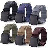 Apricitie 6 Stück Arbeitsgürtel Herren, Nylon Gürtel Verstellbarer...