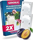 Bio Pflaumenwicklerfalle Pheromonfalle [2 Stück] für gesunde und...