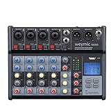 Weymic SE-60 Profi DJ Recording Mixer Bühne Karaoke Mixer mit USB-Laufwerk...