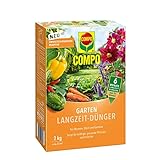 COMPO Garten Langzeit-Dünger für Gartenpflanzen, Umweltschonendere...