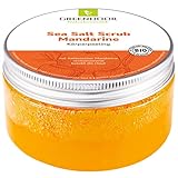 GREENDOOR Körperpeeling Meersalz Mandarine 280g natürliches Peeling ohne...