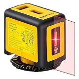Amazon Basics Laser-Wasserwaage um 360 Grad drehbar der Klasse II mit zwei...