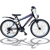 Talson 20 Zoll Fahrrad Shimano 18-Gang Mountainbike - mit Gabelfederung und...