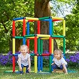 Quadro Kletterpyramide – Modulares Klettergerüst für Kinder, Ab 12...