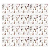 120 Stück Sticker Weihnachten,Aufkleber Weihnachten...