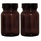 Mikken braunes Apothekerglas Set 2x 250ml inkl. Schraubverschluss &...