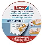 tesa Doppelseitiges Klebeband extra dünn, stark klebend, von Hand...