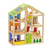 Hape Vier-Jahreszeiten Puppenhaus aus Holz von Hape | Preisgekröntes...