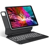 TECURS Tastatur Hülle für iPad Air 11 Zoll (M2 2024) /iPad Air 6/5/4/...