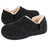 LongBay Herren Hausschuhe Winter Warme Memory Foam für drinnen und...