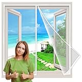 Mesh Mosquito & Bug Net Curtain 135x140 cm, Fenstervorhang als...