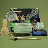 TEANAGOO Japanisches Teeset, Matcha-Schneebesen-Set, Schale...