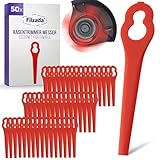 Filzada ® 50x Rasentrimmer Messer - Ersatzmesser Rasentrimmer geeignet...