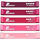 Panathletic Fitnessbänder, 5er Set – 5 Verschiedene Stärken,...