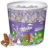 Milka Mini Schmunzelhasen 1 x 1.505g I Osterschokolade Großpackung I...