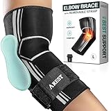 AREST Ellenbogenbandage mit Kompressionsband - Sportliche Ellbogen Bandage...