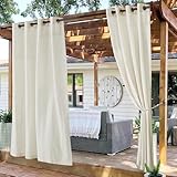 PONY DANCE Boho Vorhang Outdoor 2er Set H 243 x B 140 cm Outdoorvorhänge...
