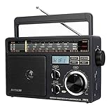 Retekess TR618 Tragbare Radio Batteriebetrieben, Kofferradio für...