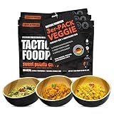 Tactical Foodpack 3er Set - 3 vegane Gefriergetrocknete Mahlzeit für...