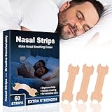 LABEHOLD Schnarchstopper Nasenpflaster Schnarchen - 60 Stück Nasal Strips...
