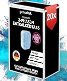 3-Phasen Entkalkungstabletten für Kaffeevollautomaten und Kaffeemaschinen...