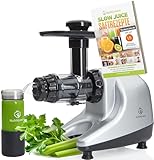 Nutrilovers Slow Juicer DEUTSCHE MARKE Entsafter Obst und Gemüse mit...