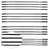 TXErfolg 16 Stück Dekupiersägeblatt 127mm Feinschnitt Laubsägeblätter...