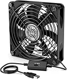 ELUTENG 140mm USB Lüfter PC Lüfter mit 3 Einstellbare...