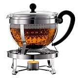 CHAMBORD SET: Teebereiter mit Plastikfilter, 1.3 l, mit Rechaud