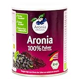 Aronia ORIGINAL 100% Bio Aronia Pulver 100 g | Aus Trester von Schale,...