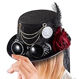 Gothic Steampunk – Hut Kostüm Steampunk, Elektromode | Topform schwarz...