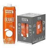 beckers bester Orange - 6er Pack - Orangensaft - 100% natürlicher...