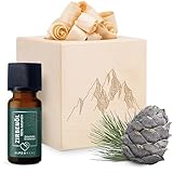 ALPEN HERZ Zirbenwürfel Set - Zirbenöl 10 ml naturrein aus Österreich -...