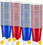 ZLPBAO 100 Partybecher Plastikbecher Cups Set Mehrweg Becher mit 12 pcs...