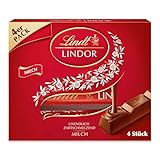 Lindt Lindor Vollmilch Sticks, Vollmilch-Schokolade, Schokoladenriegel im...