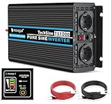 NOVOPAL 1000W 2000W Kfz Wechselrichter Spannungswandler -12v 230v Reiner...